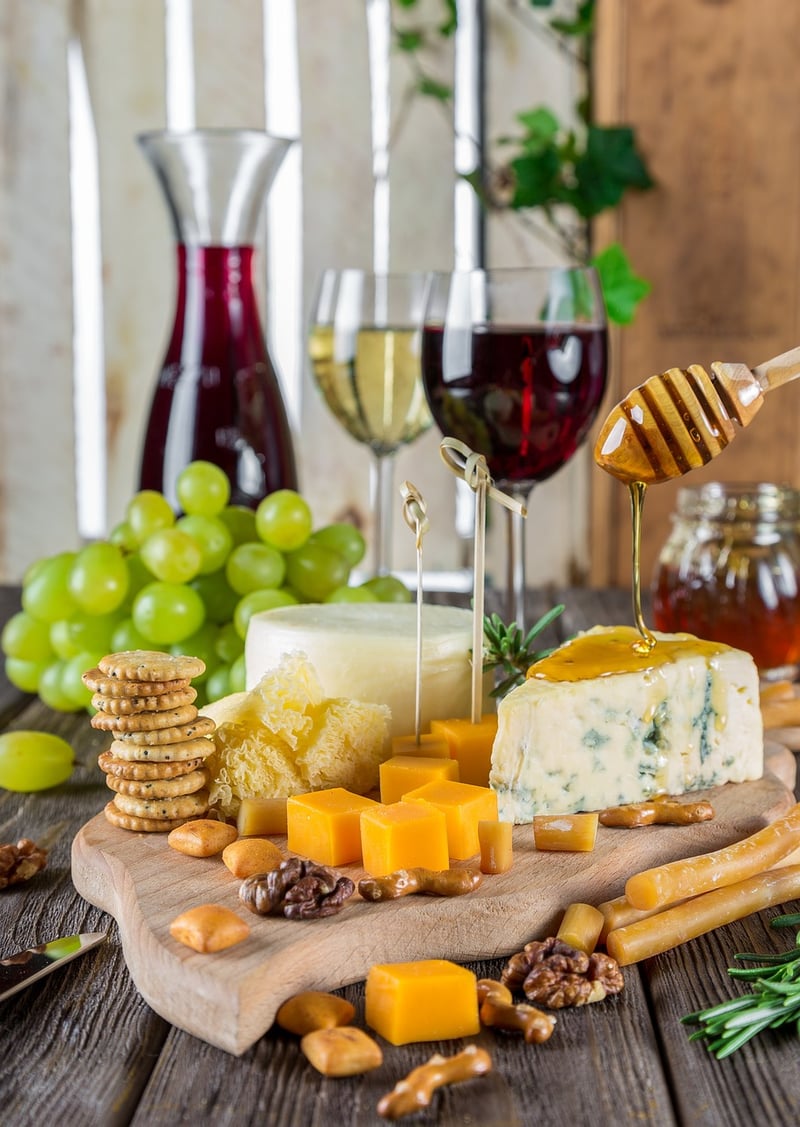 Cheese and charcuterie board